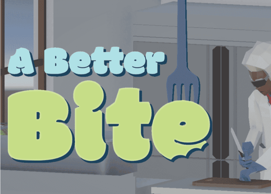 : „A Better Bite“ bei der IMI×Showtime 2026: Das Studierendenteam präsentiert die interaktive 3D-Küche mit KI-gestütztem virtuellem Koch.
