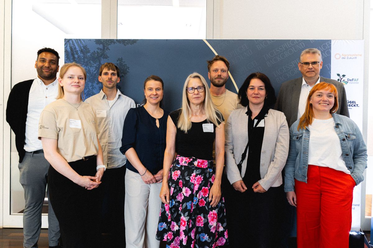 Das Team von food4future und Agrarsysteme der Zukunft. ( © J. Duderstädt, HTW)