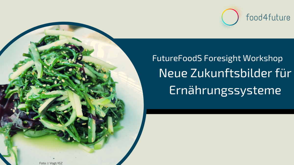 Zukunftsbilder auf dem Teller – Ernährung als Schnittstelle von Forschung, Kultur und Alltag