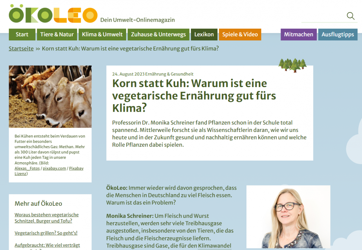 Screenshot: ökoleo.de vom 25.08.2023